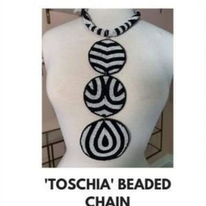 Sassy Jones Toschia beaded chain necklace